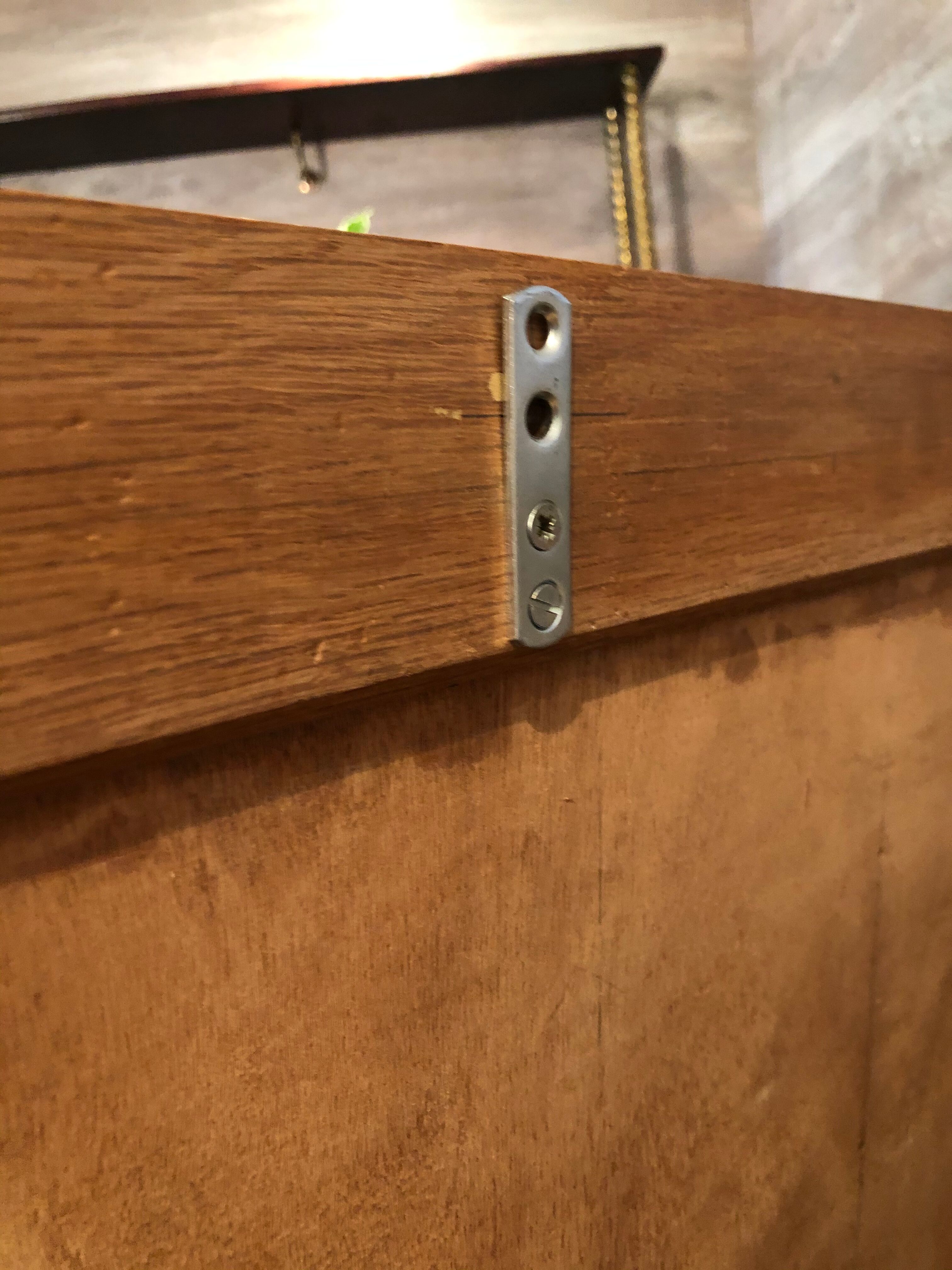 Old craft cabinet letter box oak