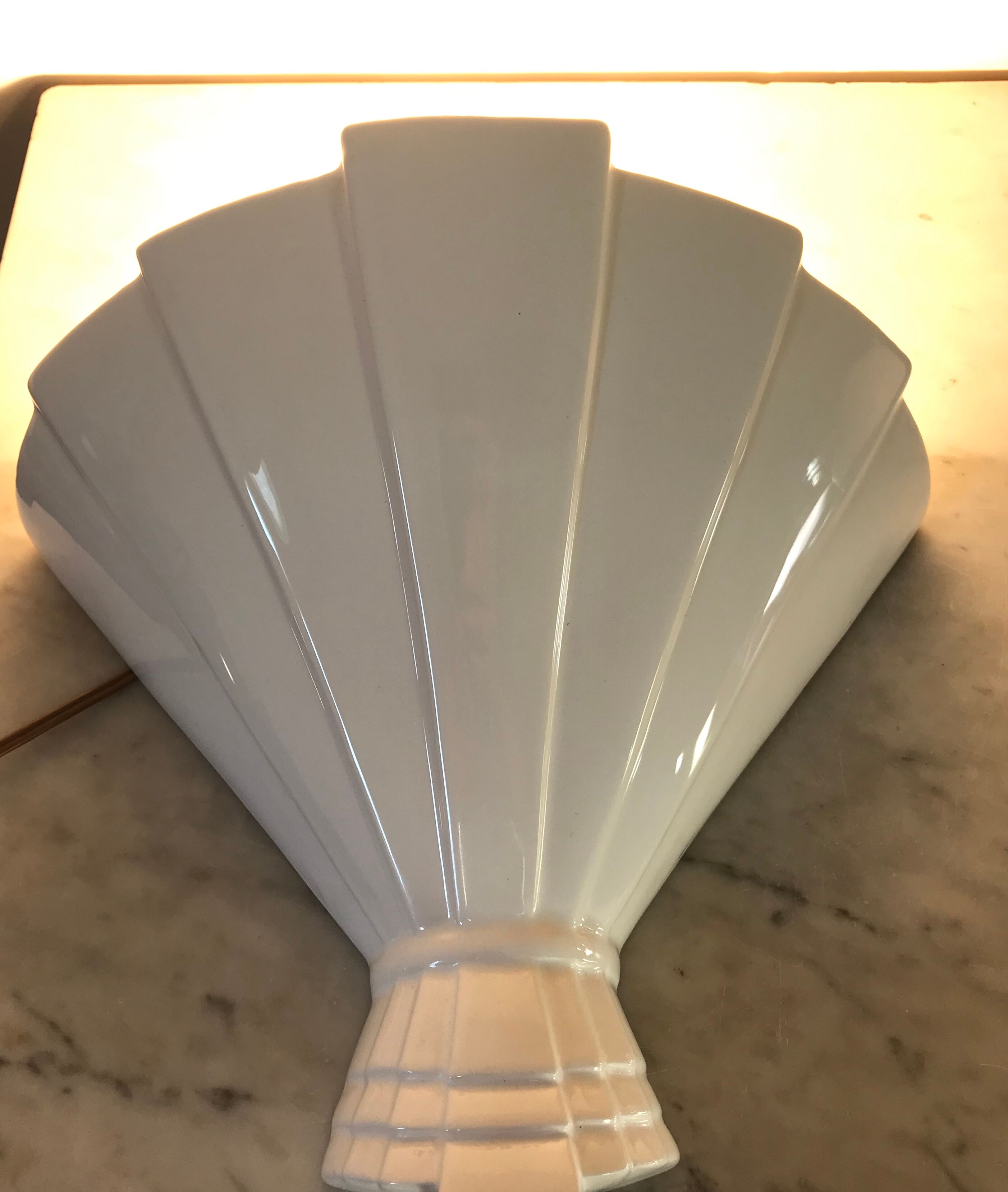 Art Deco ceramic sconce