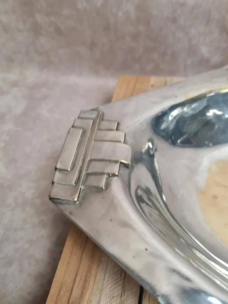 Art Deco Plateau Orbrille – Brille Silverware Paris – silver-plated – 1930s