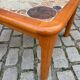 Table basse en teck avec carreaux par Tue Poulsen pour Haslev