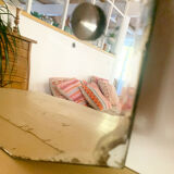 Art Deco beveled mirror  60x36cm