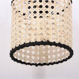 Lampe en bambou, applique murale en bambou, applique bohème