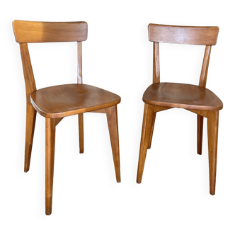 Scandinavian chairs with compass legs
