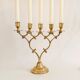 Chandelier ancien 5 branches en laiton