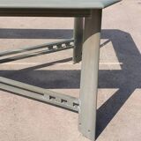 Vintage dining table Giorgetti Italian design pastel green