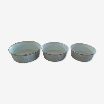 Lot de 3 saladier en porcelaine de limoges