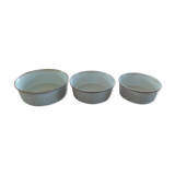 Set of 3 Limoges porcelain bowls