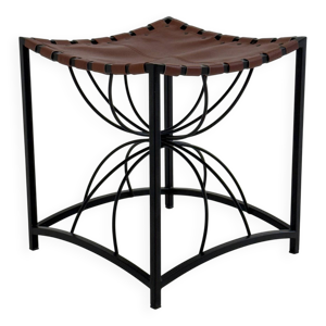 tabouret vintage élégant - noir