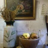 Vintage West Germany ceramic bamboo vase