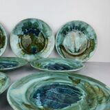 Series of 7 assietes by Alice Colonieu