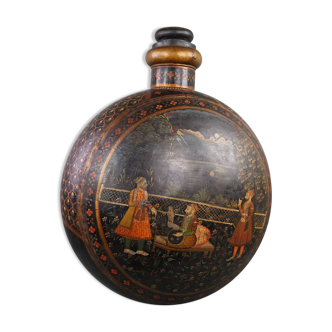 Hand-painted antique water container early 20th century