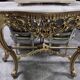 Important console in carved gilded wood – Marble top – Louis XV style