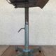 Former metal workshop chair - wood assise adjustable height vintage