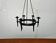 Vintage brutalist wrought iron candle holder by Boltze, 1970s.