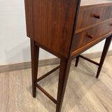 3-drawer commode in Rio rosewood, origin Denmark.