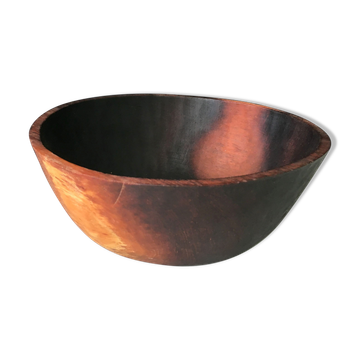 Exotic wooden fruit cutting