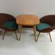1960 Navratil armchair and coffee table, Czechoslovakia