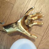 Arlus Main wall light in gilded bronze