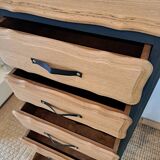Vintage oak chiffonier