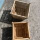 Lot of 2 bamboo pot covers