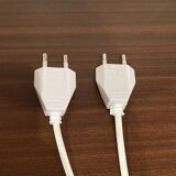 Pair of Scandinavian design glass lamps from the 1950s.