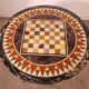 gueridon with a pietra dura top featuring a game board - 18th century