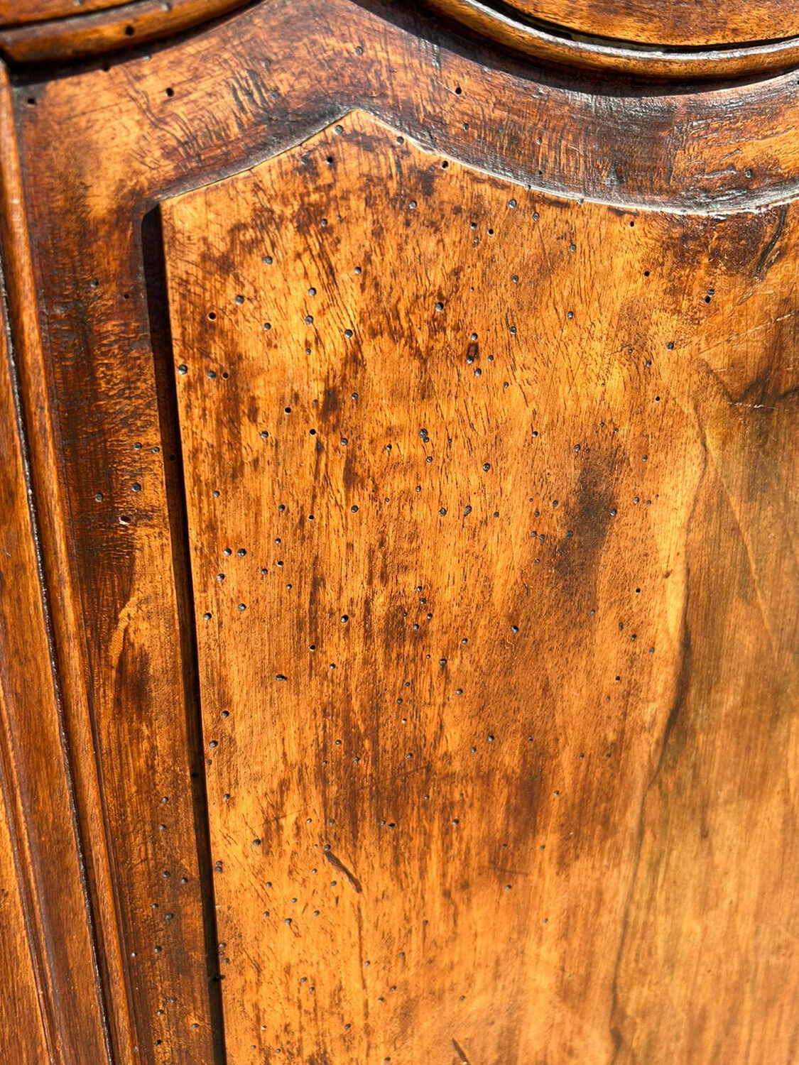 Antique wardrobe Louis XV style walnut