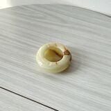 Round marble ashtray