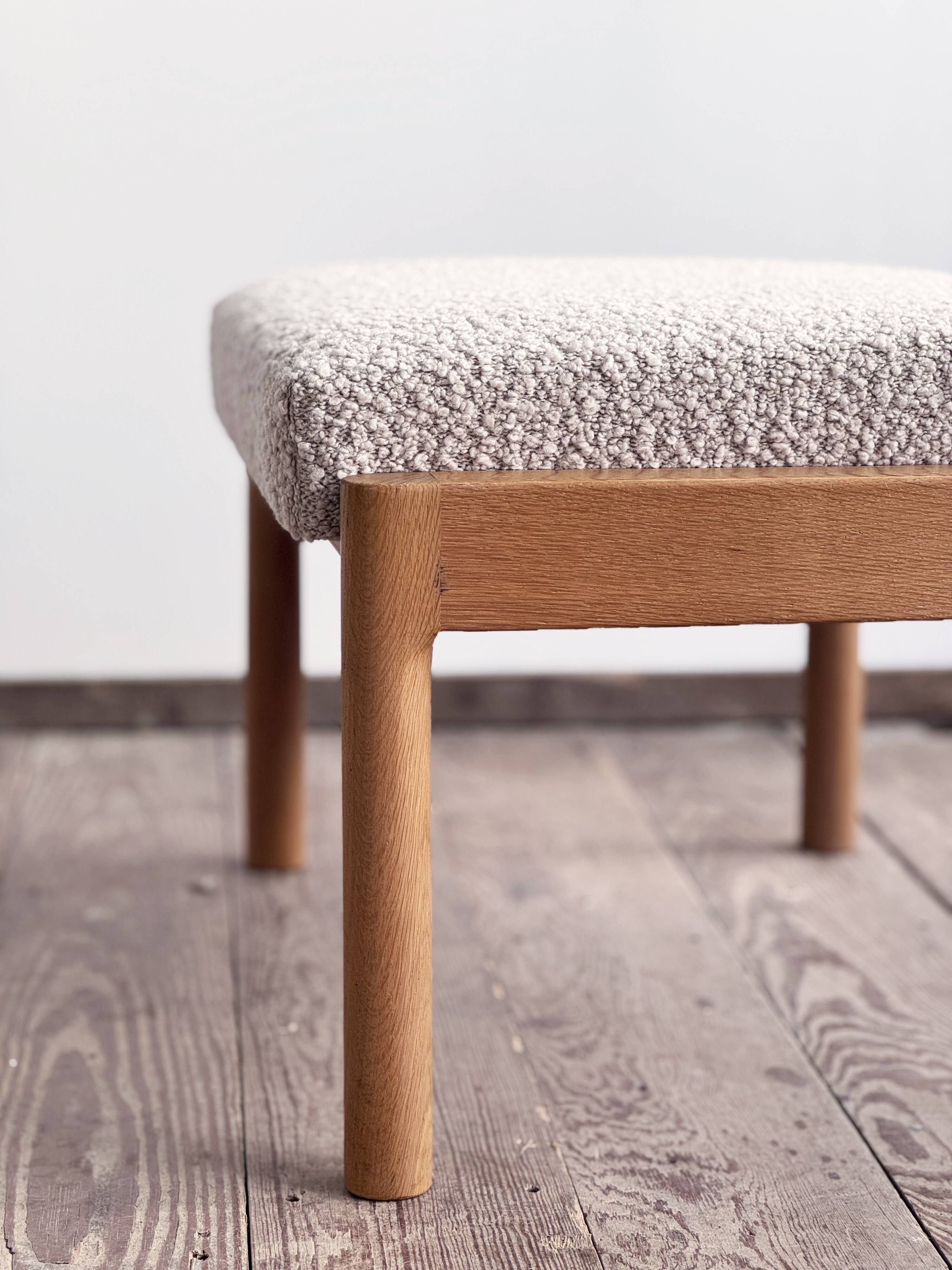 Ottoman danois Mid-Century Design par Ole Wanscher, années 1950