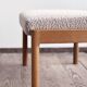 Ottoman danois Mid-Century Design par Ole Wanscher, années 1950