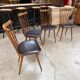 Suite de 4 chaises « Baumann » pour Henri Julien