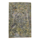 Tapis turc vintage vert