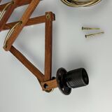 1960s/70s Teak Scissor Lamp Wall Lamp Mid Century Danish Design Denmark