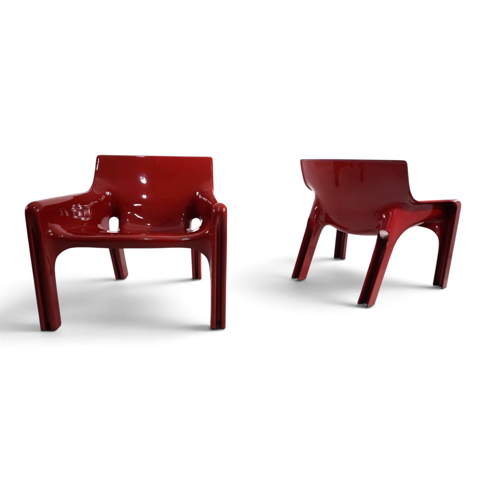 Vico Magistretti Vicario Ensemble de 2 Fauteuils pour Artemide, 1970