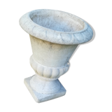 White Medici vase in reconstructed stone