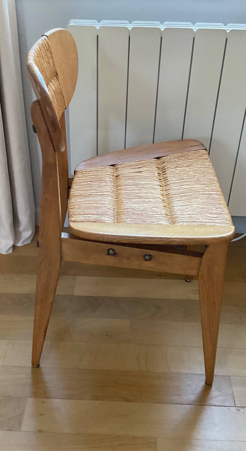 Vintage wooden chair 1958 “ellipse”