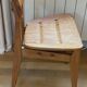 Chaise vintage bois 1958 « ellipse «