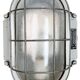 Industrial Cast Aluminium Wall Light with Frosted Glass, 1970s