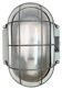 Industrial Cast Aluminium Wall Light with Frosted Glass, 1970s