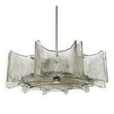 Suspension en verre de glace par Kaiser Leuchten