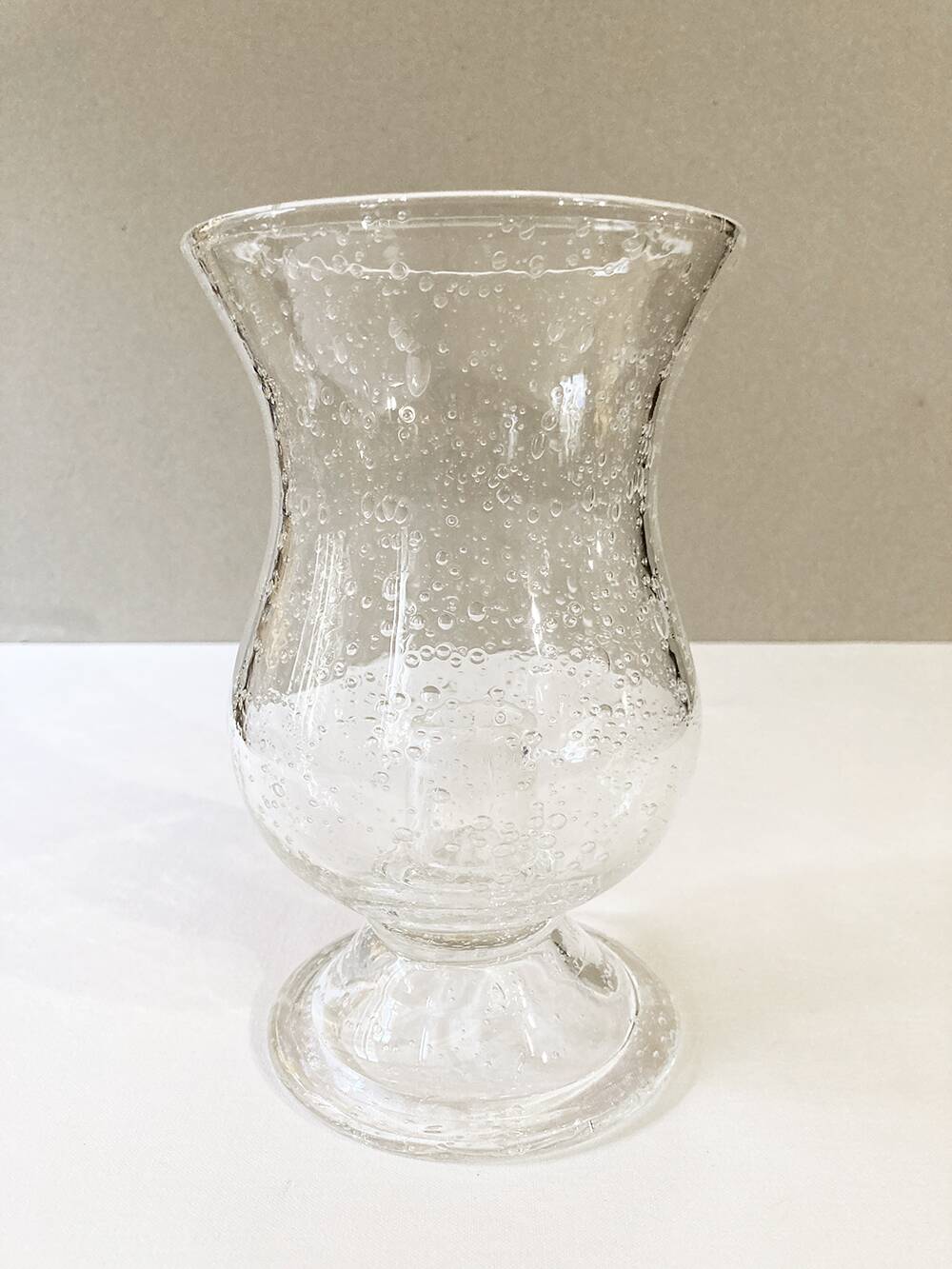 Biot bubble glass tealight candle holder, ca. 1980