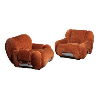 Chaises longues conçues par Adriano Piazzesi Italie