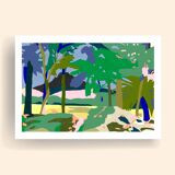 Le Morne - limited edition art print (A4)