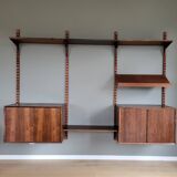 wall shelf system by Poul Cadovius in rosewood