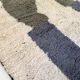 Moroccan Berber carpet Beni Ouarain ecru with colorful patterns 264x164cm