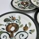 Set of 9 Boch Argenteuil dessert plates
