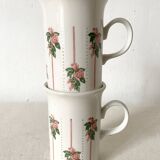 Mugs fleuries made in England