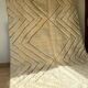 Tapis marocain berbère blanc décoré 200cmx300cm