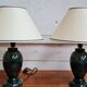 Lampe en albâtre vert émeraude