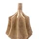 Organic modern white earthenware vase, France 1970s